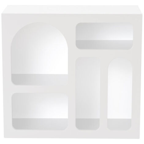 Buffet en bois "Lessa" - 80 x 37 x 74 cm - Blanc