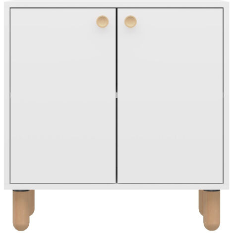 Buffet en bois "Lina" - 72 x 36 x 73 cm - Blanc