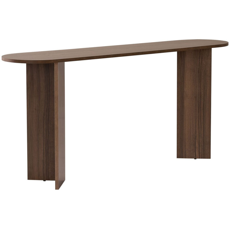 Console en bois "Sira" - 150 x 35 x 75 cm - Noyer Console en bois "Sira" - 150 x 35 x 75 cm - Noyer