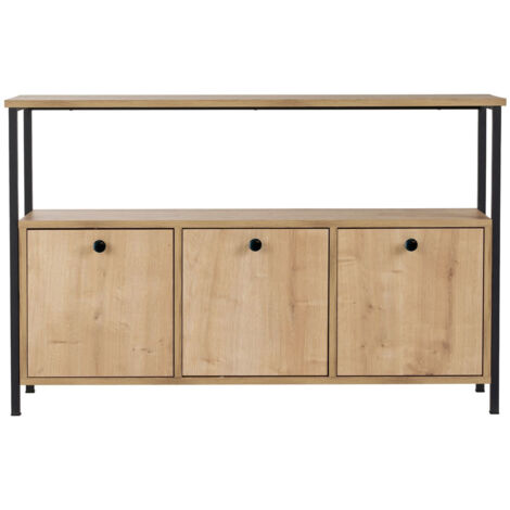 Buffet en bois "Solace" - 120 x 30 x 77 cm - Beige
