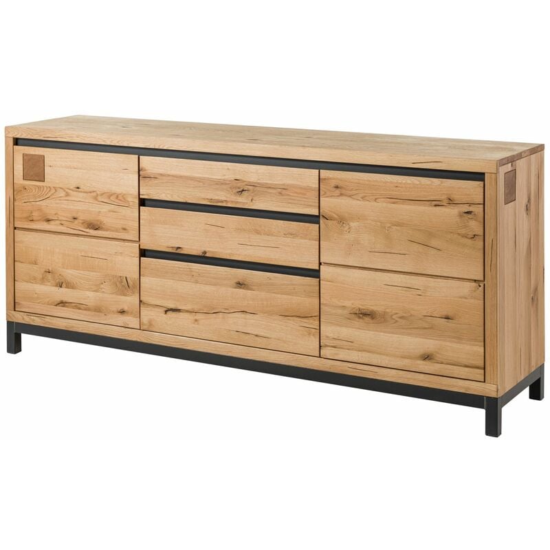 Buffet 190x45 Chêne sauvage huilé Bois naturel villanders 151