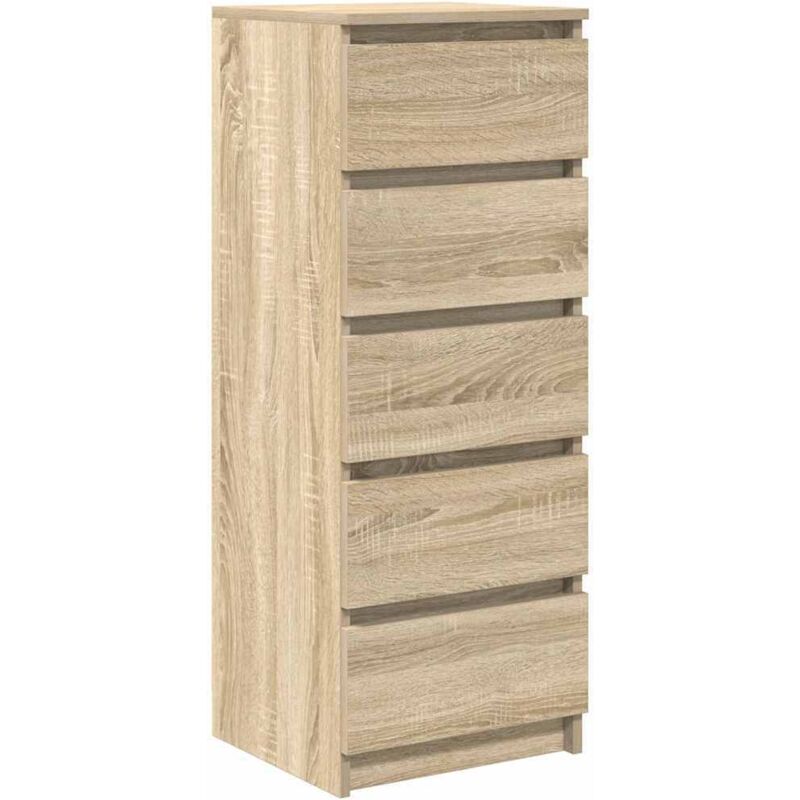 Buffet avec tiroirs chêne sonoma 37,5x35x99 cm bois ingénierie Vidaxl
