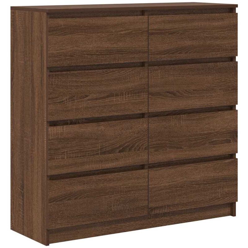 Vidaxl - Buffet chêne marron 100x35x99 cm bois d'ingénierie