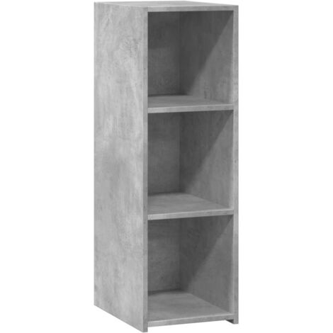 Buffet gris béton 30x41x93 cm bois d'ingénierie vidaXL
