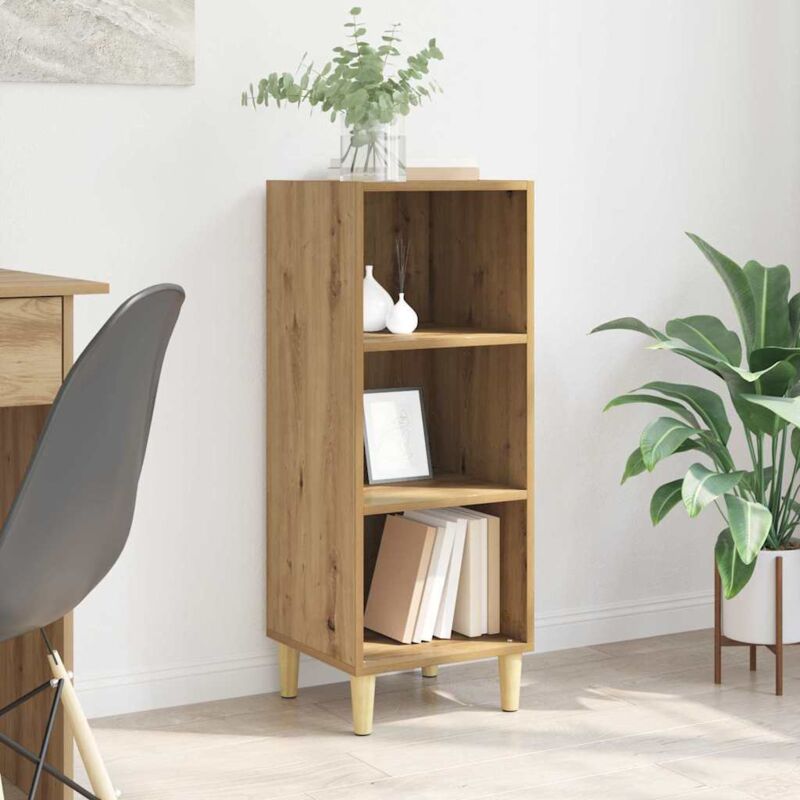 Buffet chêne artisanal 32.5 x 34.5 x 90 cm Bois d'ingénierie vidaXL