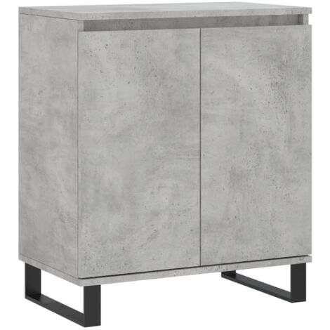 Buffet Gris béton 60x35x70 Bois d'ingénierie