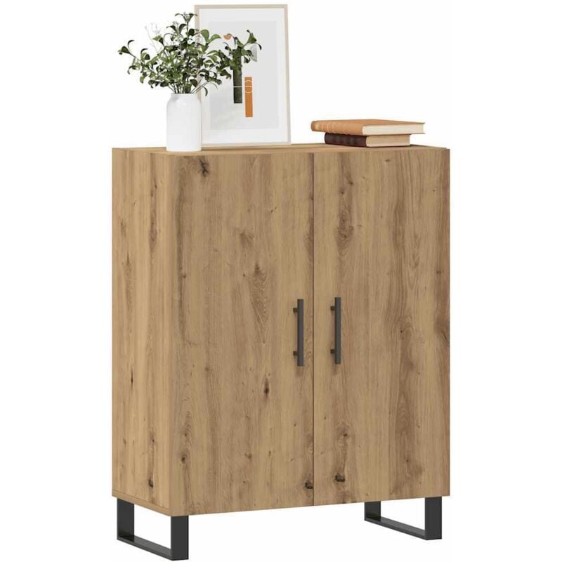 Vidaxl - Buffet chêne artisanal 69,5x34x90 cm bois d'ingénierie