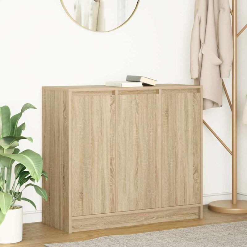 Vidaxl - Buffet chêne sonoma 85x34x76 cm bois d'ingénierie