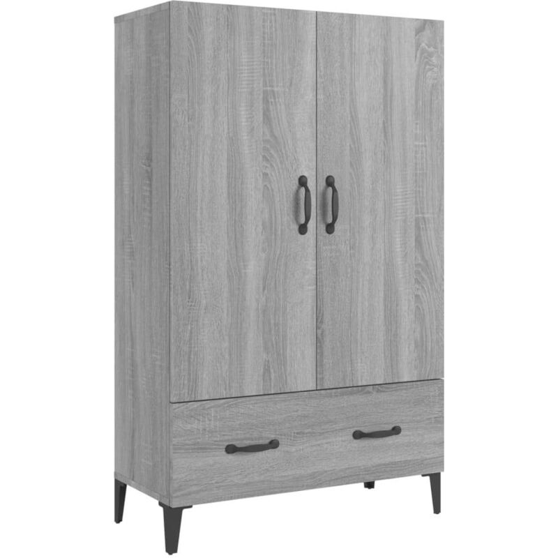 Vidaxl - Buffet Sonoma gris 70x31x115 cm Bois d'ingénierie