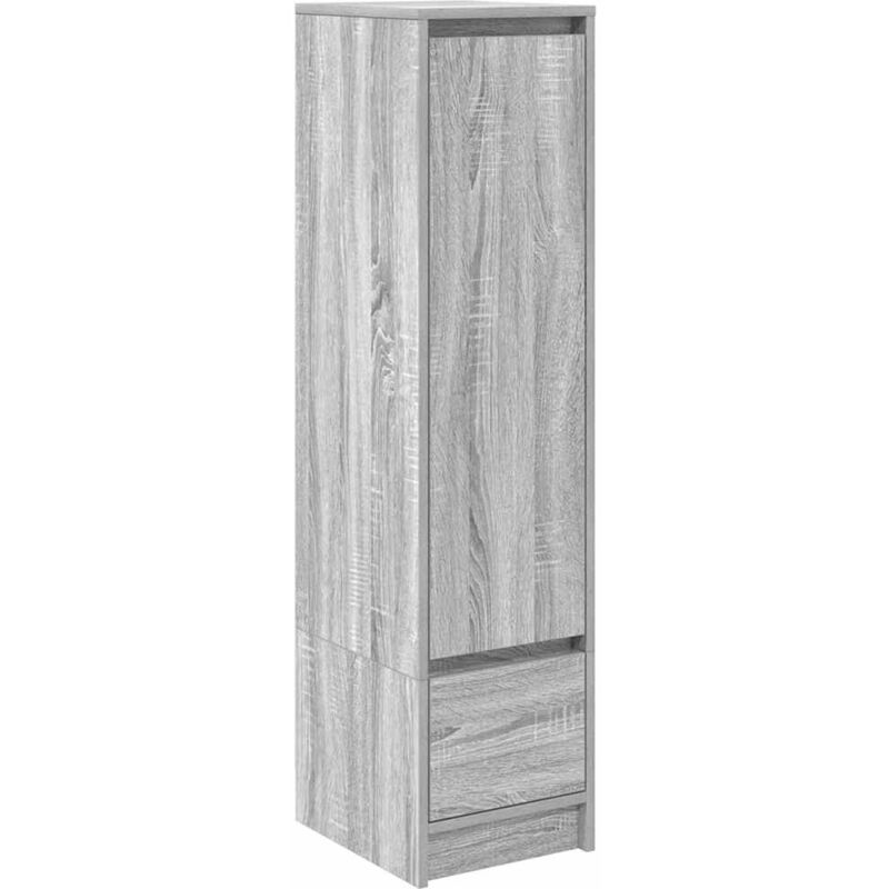 Vidaxl - Buffet haut sonoma gris 29,5x34x119,5 cm bois d'ingénierie