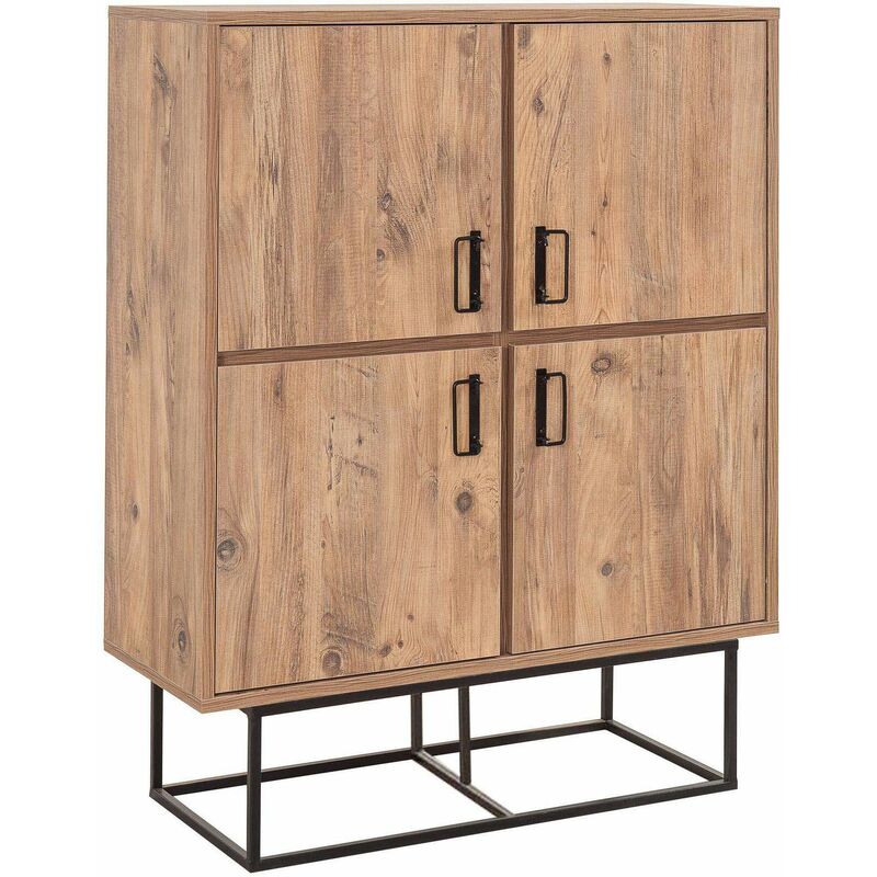 Cotecosy - Buffet en aggloméré 4 portes Quantum