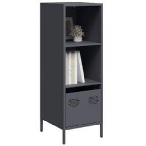 Buffet haut anthracite 35x39x103,5 acier