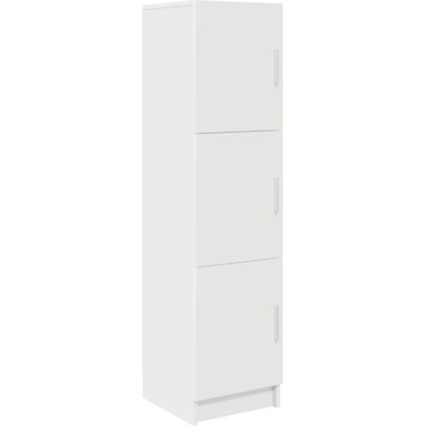 Buffet Haut Armoire Blanc 31.5 x 32 x 122.5 cm