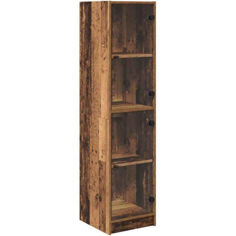 Buffet  Haut Armoire Bois Ancien 35 x 37 x 142 cm Bois d'ingénierie