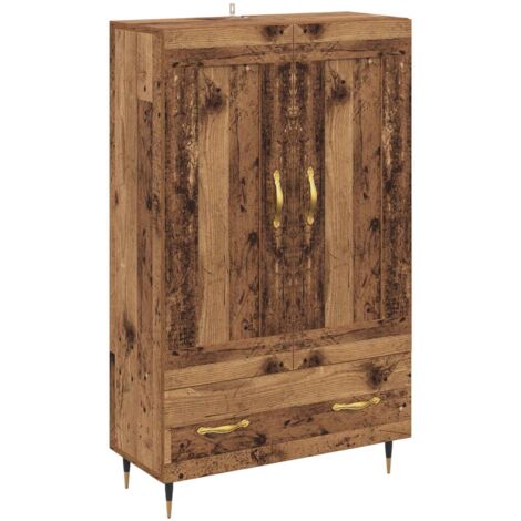 Buffet  Haut Armoire Bois Ancien 69,5 x 31 x 115 cm Bois d'ingénierie