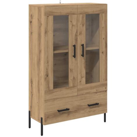 Buffet Haut Armoire Corona Chêne artisanal 69,5 x 31 x 115 cm