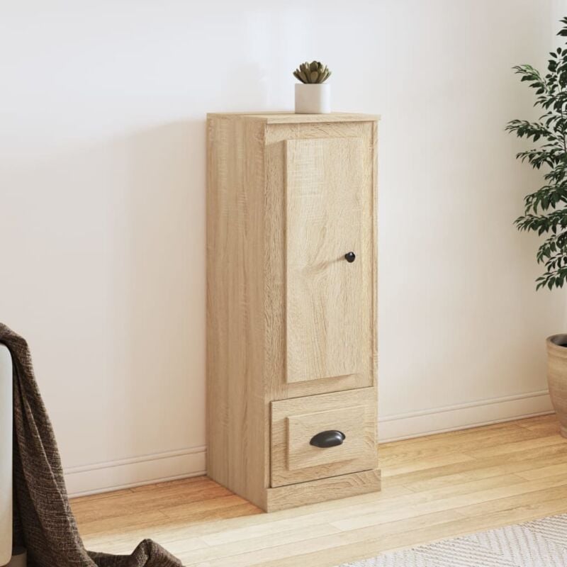 Vidaxl - Buffet haut chêne sonoma 36x35,5x103,5 cm bois d'ingénierie