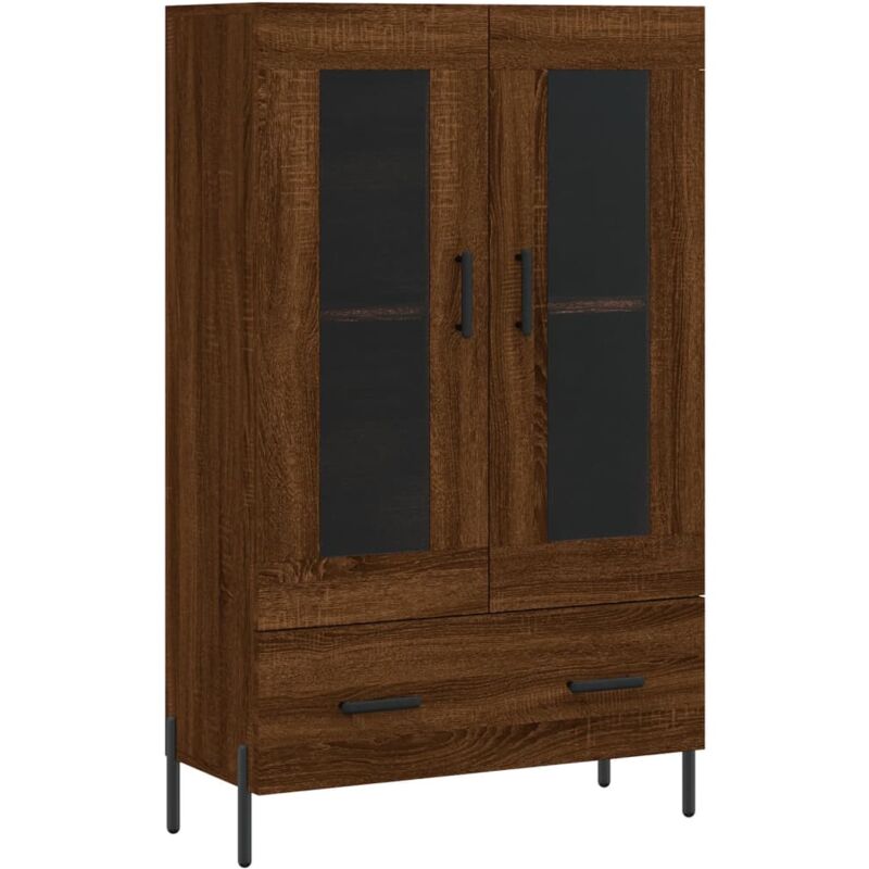 Vidaxl - Buffet haut chêne marron 69,5x31x115 cm bois d'ingénierie
