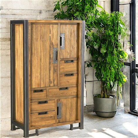 Buffet haut bois de teck naturel CANADA