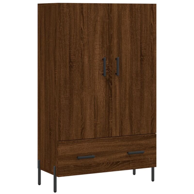 Vidaxl - Buffet haut chêne marron 69,5x31x115 cm bois d'ingénierie