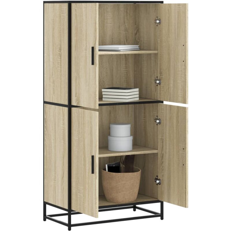 Vidaxl - Buffet haut chêne sonoma 68x35x139 cm bois d'ingénierie