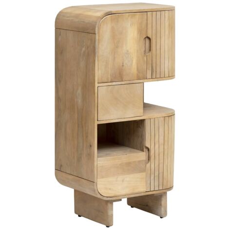 Buffet haut en bois de manguier Yoni