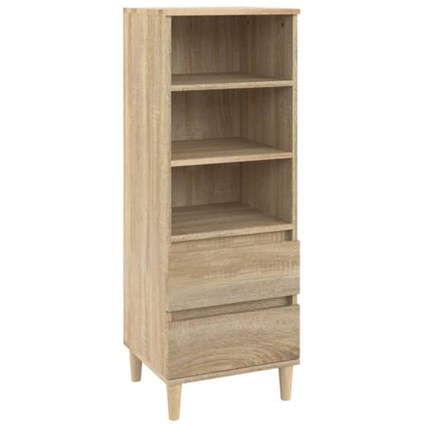 Buffet haut  Meuble de rangement Chêne sonoma 40x36x110 cm Bois d'ingénierie