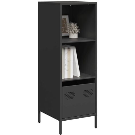 Buffet haut noir 35x39x103,5 cm acier vidaXL931242
