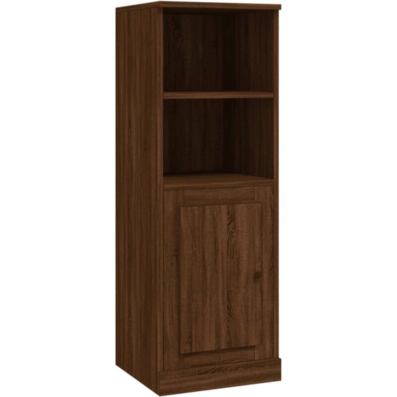 Vidaxl - Buffet haut chêne marron 36x35,5x103,5 cm bois d'ingénierie