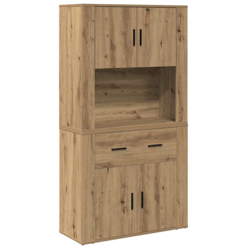 Vidaxl - Haut de Buffet avec tiroir chêne artisanal 80 x 33 x 150 cm