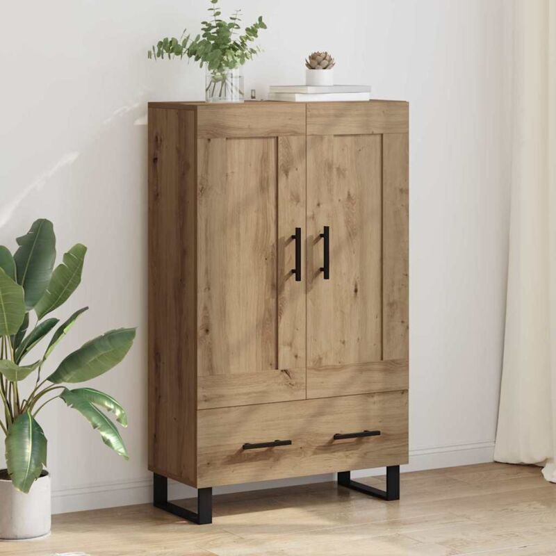 vidaXL Haut Armoire avec tiroir Chêne artisanal 69,5 x 31 x 115 cm