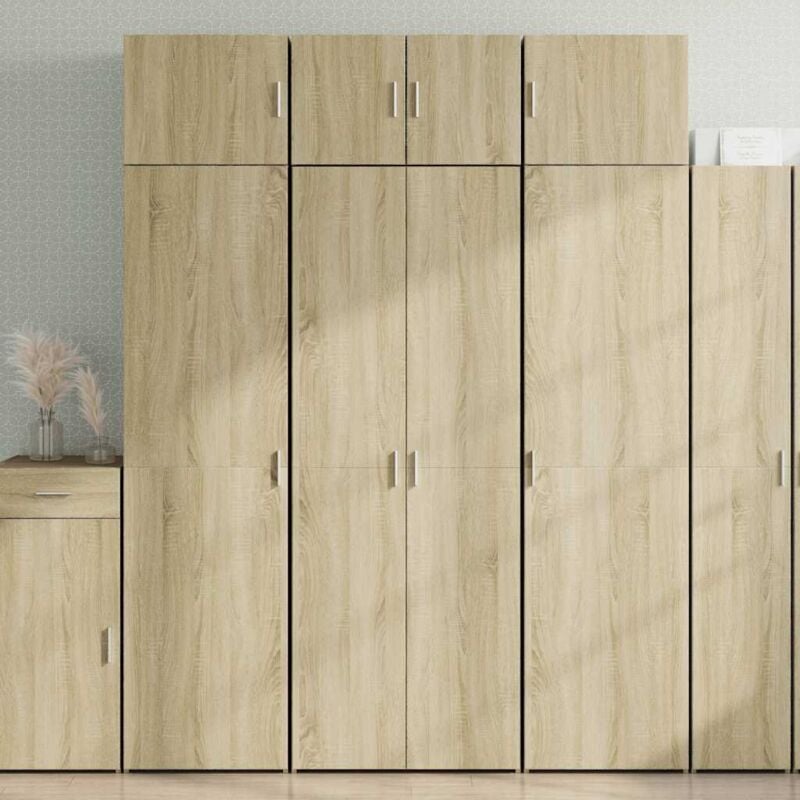 Vidaxl - Buffet haut chêne sonoma 70x42,5x185 cm bois d'ingénierie