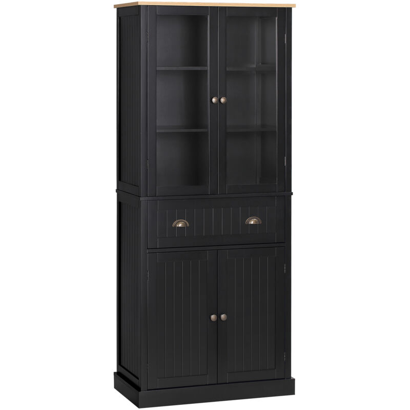Armoire De Cuisine Multi-rangement Style Classique Chic