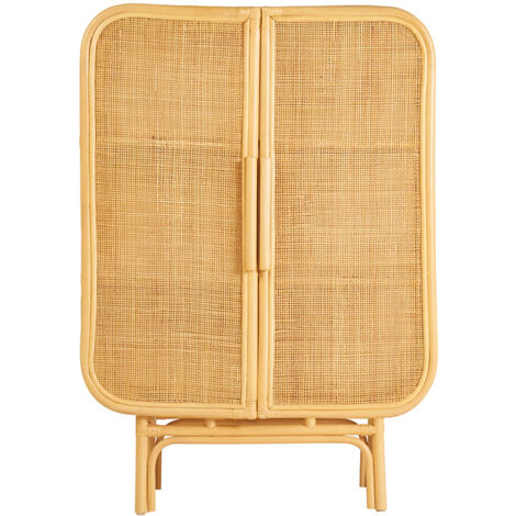 Buffet in rattan a 2 ante L80 cm LUWAK