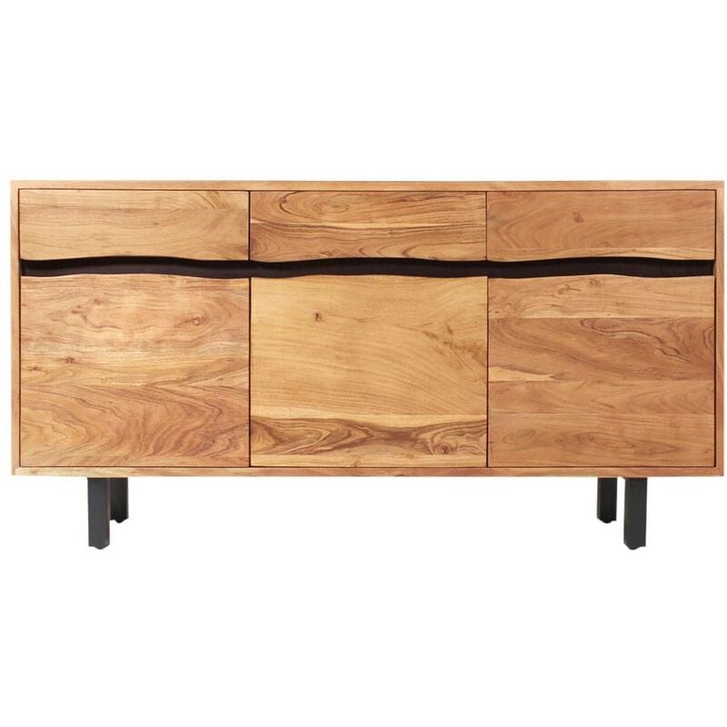 Buffet en bois d'acacia et métal Mahé