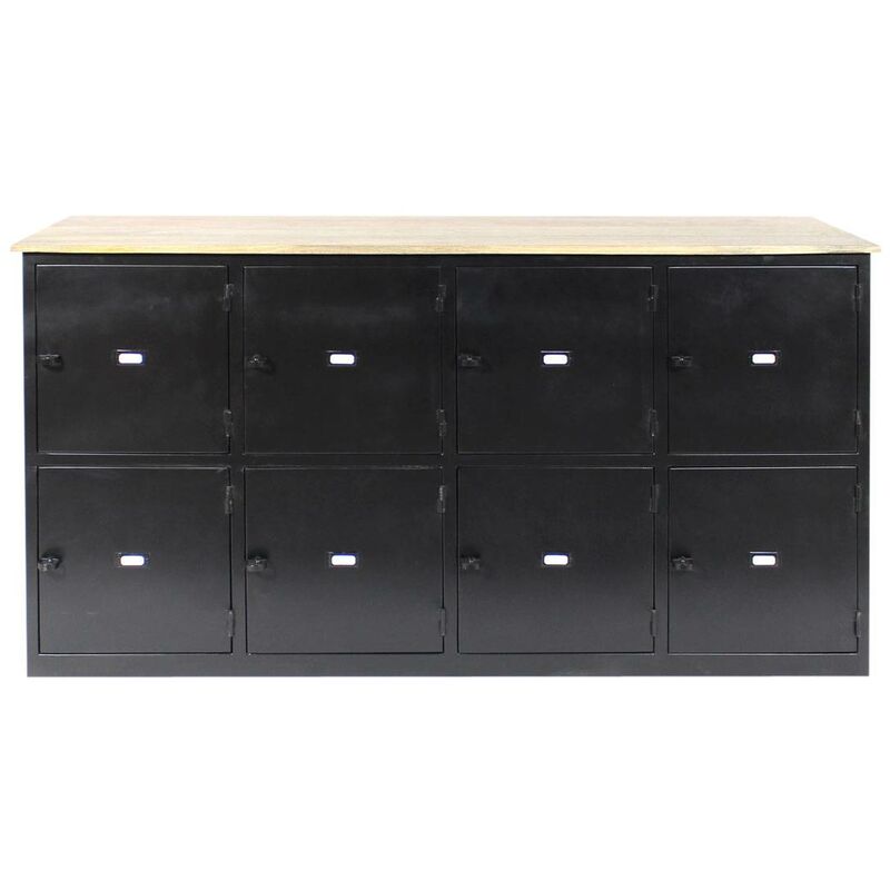 Buffet en métal noir Raoul