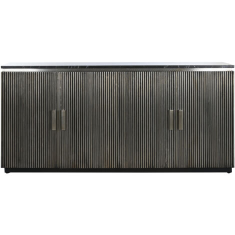 Buffet Laton Marmol 180X40X85 Plateado