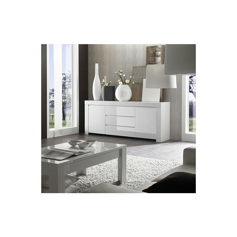 Azura Home Design - Buffet lazarro 2 portes 3 tiroirs 190x82 cm