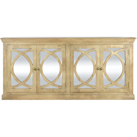 Buffet Madera Maciza Mango 200X45X90 Natural
