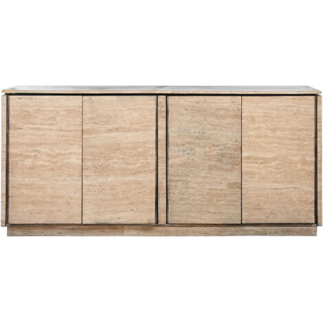 Buffet Madera Marmol 180X40X85 Travertino Natural