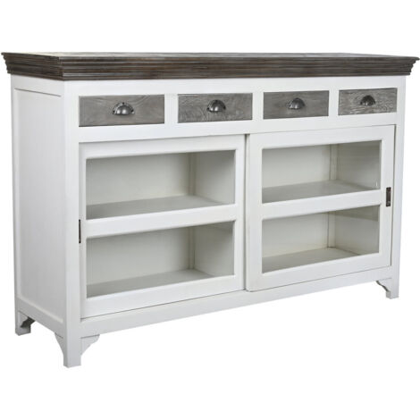Buffet Mango Cristal 165X45,7X105,4 Gris