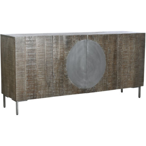 Buffet Mango Metal 180X40X80 Circulo Marron Oscuro MB207555