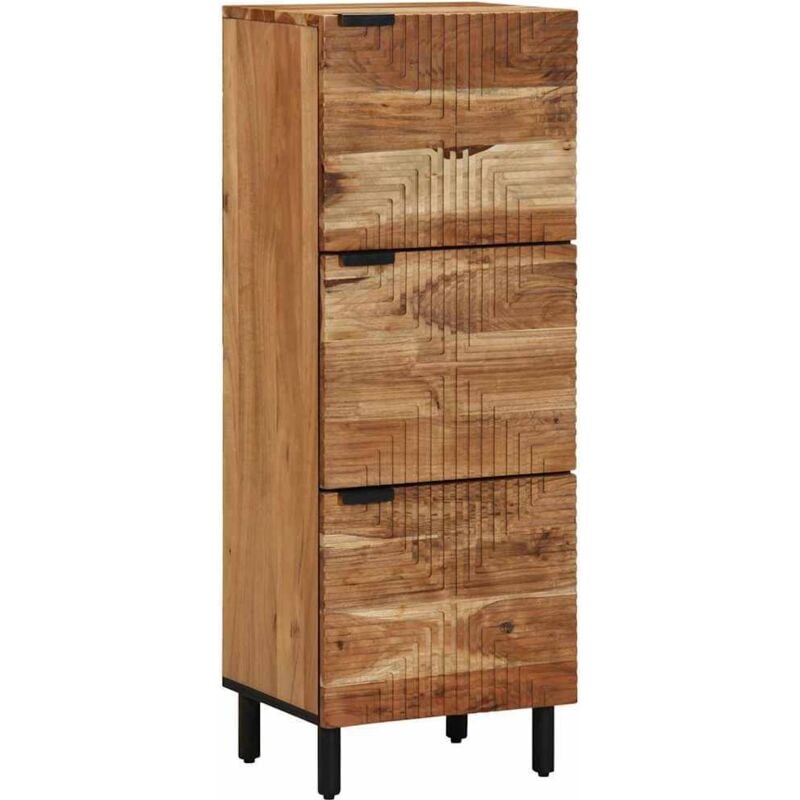 Vidaxl - Highboard 40x33x110 cm en bois d'acacia solide