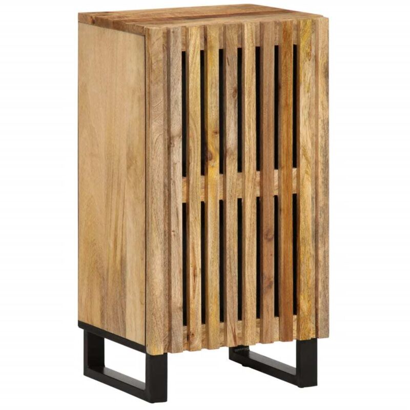 Buffet 40x34x75 cm bois de manguier massif brut vidaXL