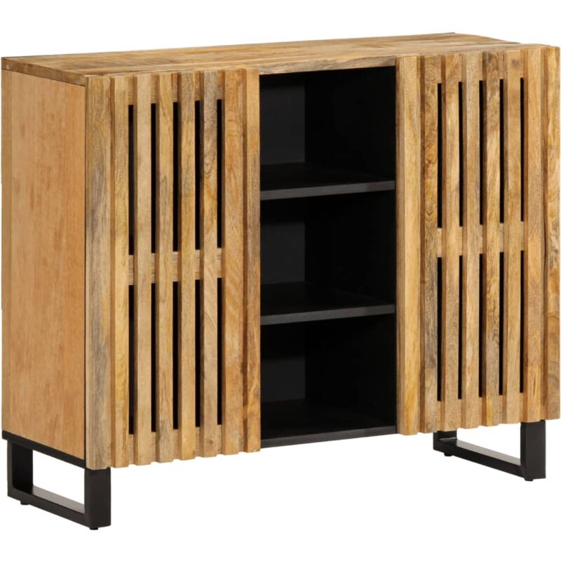 Vidaxl - Buffet 90x34x75 cm bois de manguier massif brut