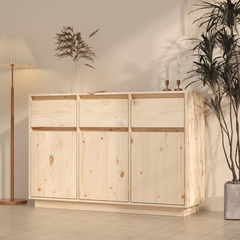 vidaXL Buffet 111x36x75 cm Bois massif de pin