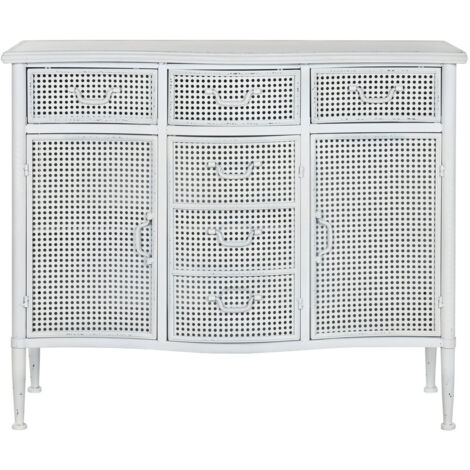 Buffet Metal 101X42X85 Blanco