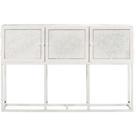 Buffet  Meuble de rangement 115x30x76 cm Bois de manguier massif