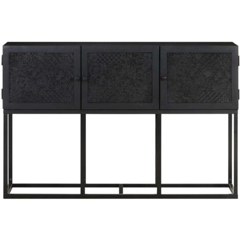 Buffet  Meuble de rangement 115x30x76 cm Bois de manguier massif
