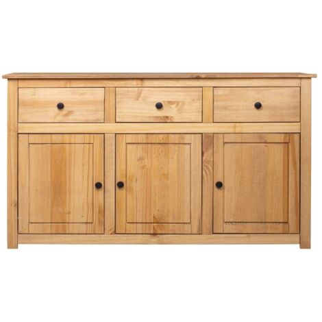 Buffet  Meuble de rangement 135x40x80 cm Pin solide Assortiment Panama
